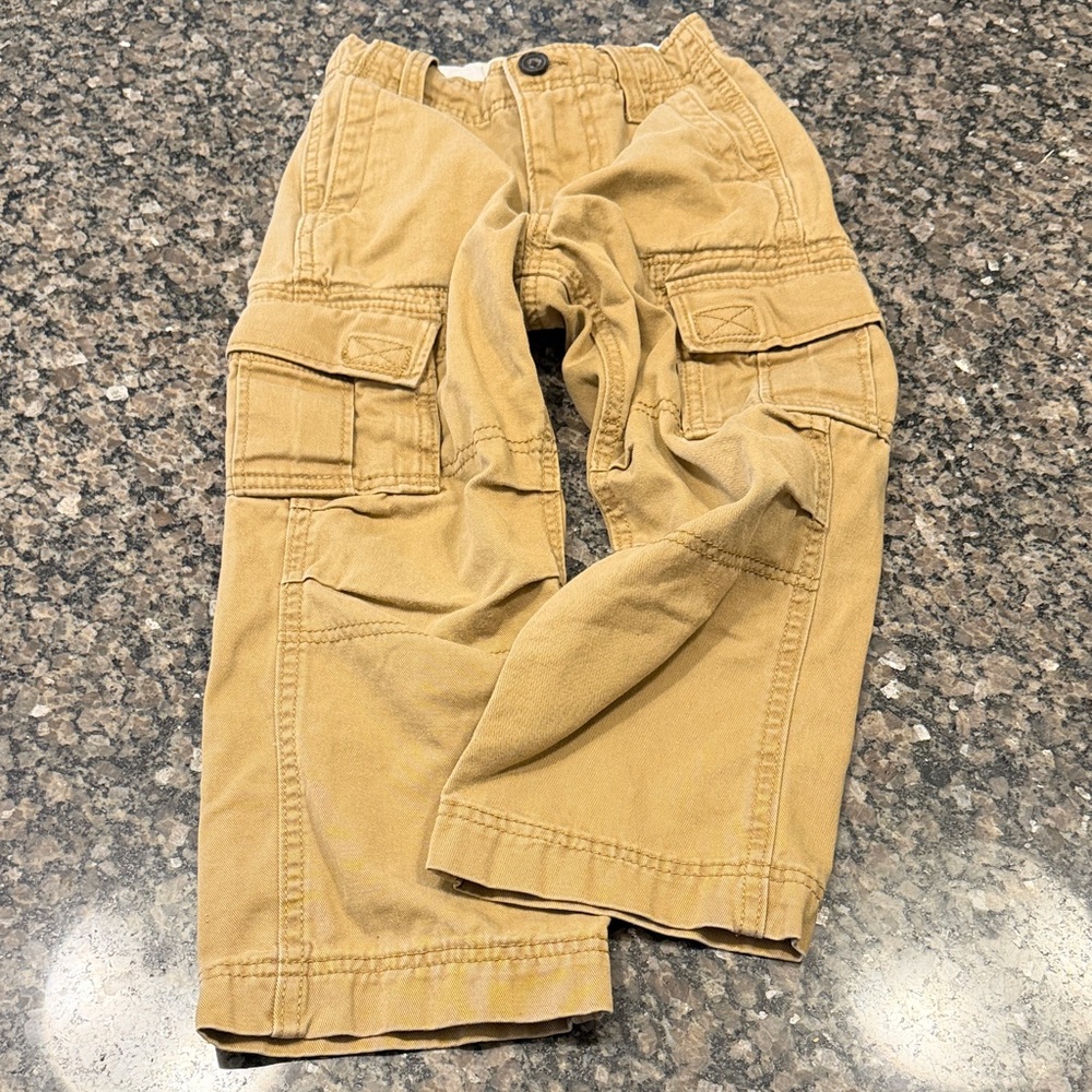 GAP Kids Tan Cargo Jeans